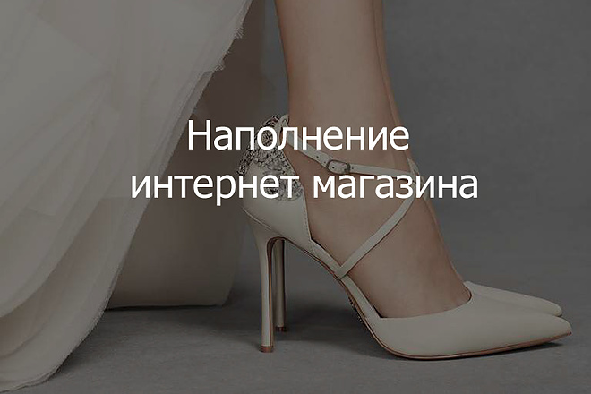 Наполнение интернет-магазина