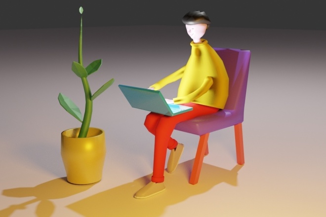 Сделаю 3D персонажа, объект
