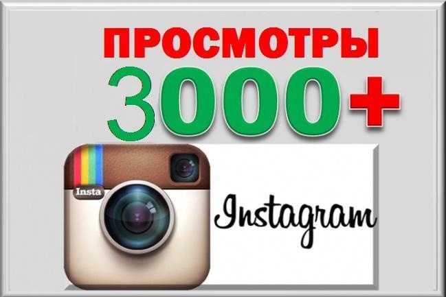 3000+10 просмотров на вашем видео в Instagram