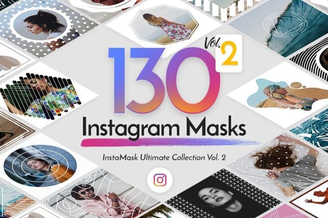 Коллекция из 130 масок Instagram