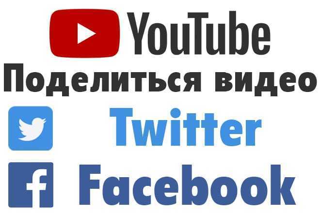 Поделиться видео YouTube в Twitter, Facebook