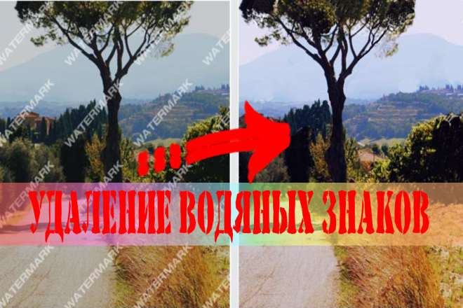 Удалю водяные знаки