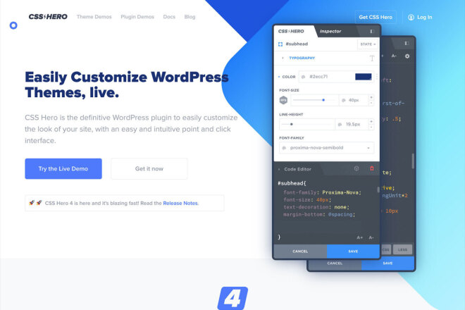 CSS HERO PRO Плагин полноценного редактора css
