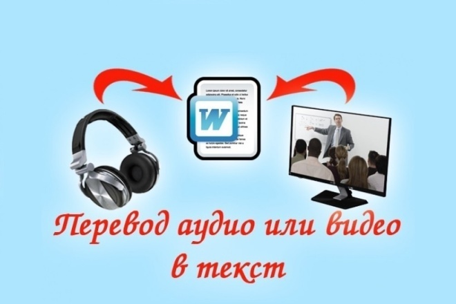 Транскрибация с видео и аудио