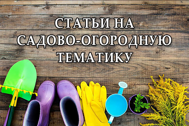 Статьи на садово-огородную тематику