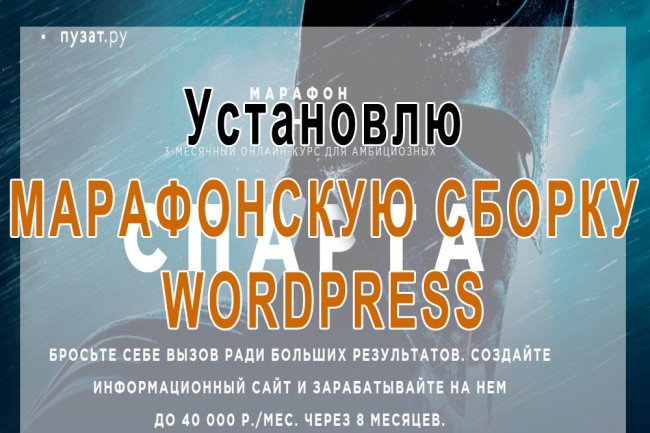 Установлю марафонскую сборку Wordpress от Пузата