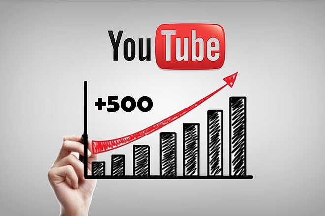 500 подписчиков на YouTube