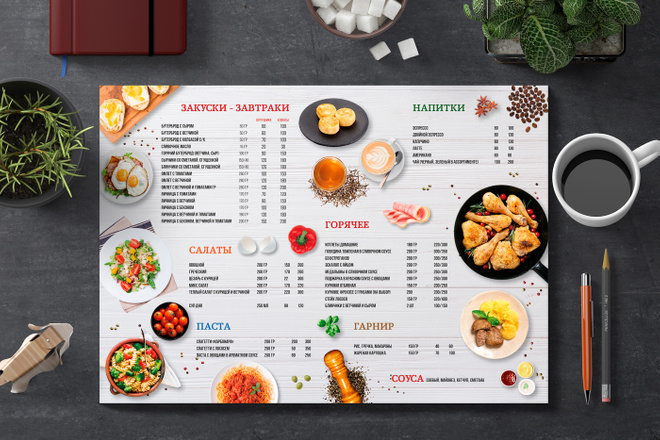 Дизайн меню ресторана: приложения, шаблоны и образцы