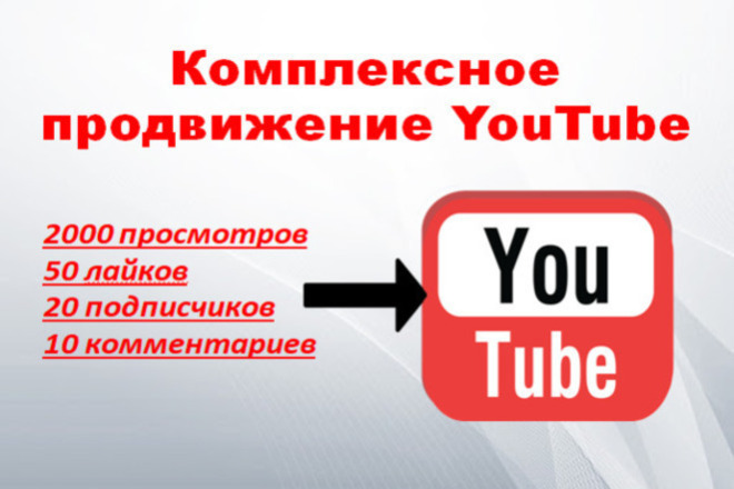 Комплексное продвижение YouTube канала и видео. Выгодно