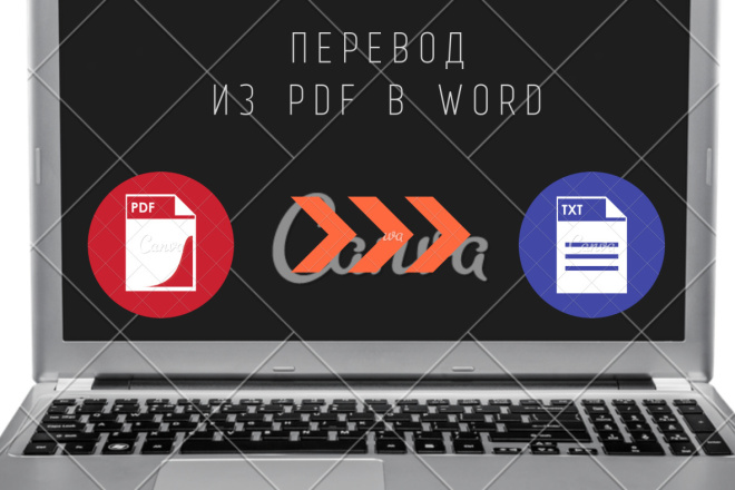 Перевод из PDF в Word, перепечатка с отсканированных изображений, фото