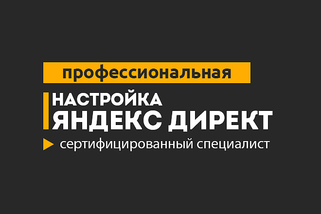 Настройка Яндекс директ и РСЯ от сертифицированного специалиста