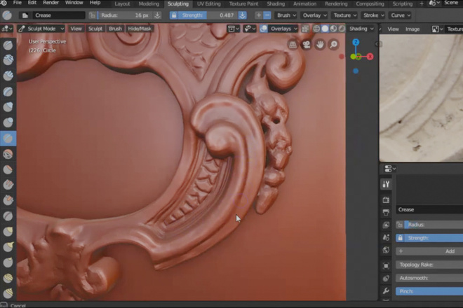 Создание 3D скульптуры