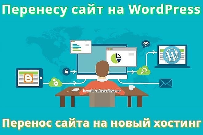 Перенесу ваш сайт WordPress на новый хостинг