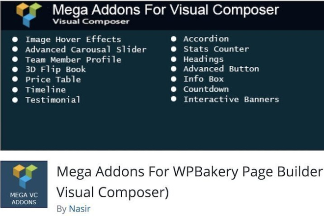 Ultimate Addons для Visual Composer 3.19. 5