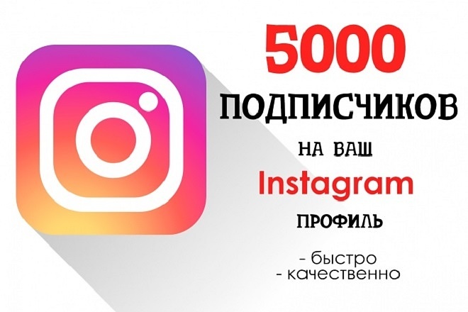 Привлеку 5.000 подписчиков в Instagram дешево