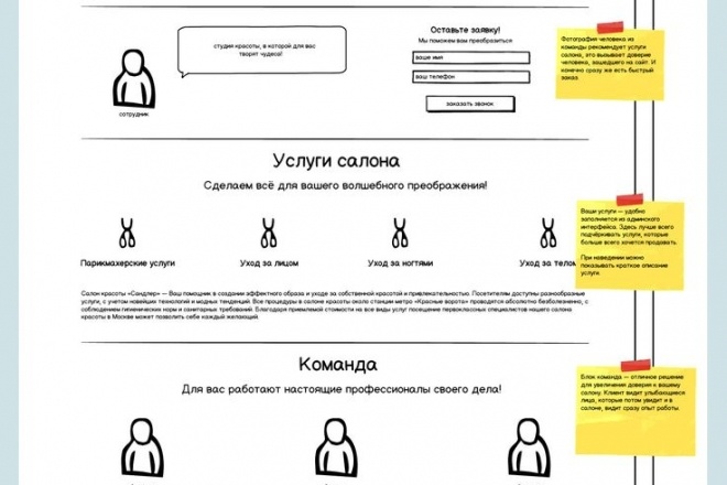 Сделаю Шаблон - прототип сайта