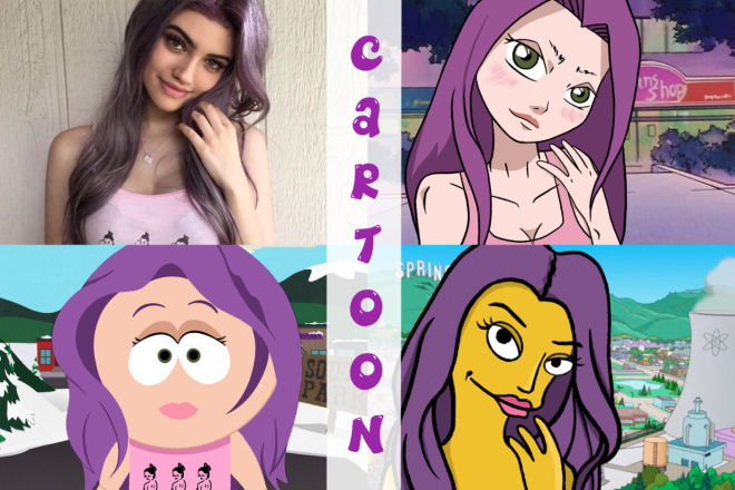 Cartoon портрет