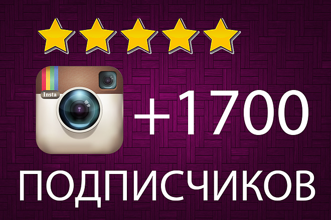 1700 подписчиков в Instagram