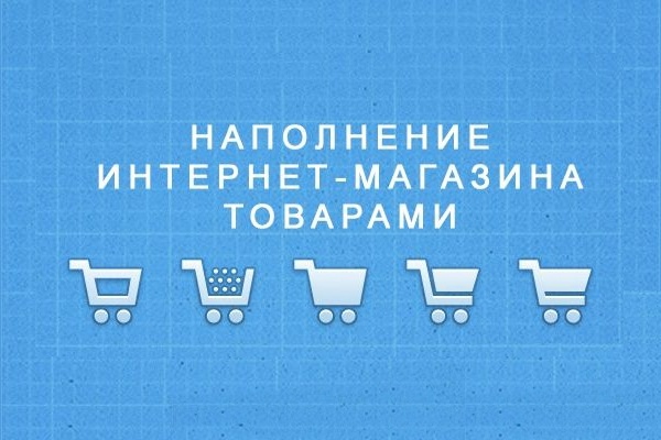 Наполнение сайта товаром