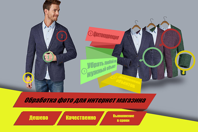 Обработка фото для интернет-магазина