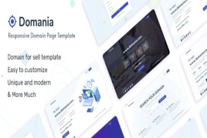 Шаблон для сайта по продаже доменов