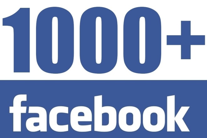 1000 подписчиков в Facebook + 500 бесплатно