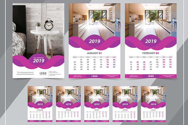 Календарь на 2019 год с Вашими любимыми фотографиями