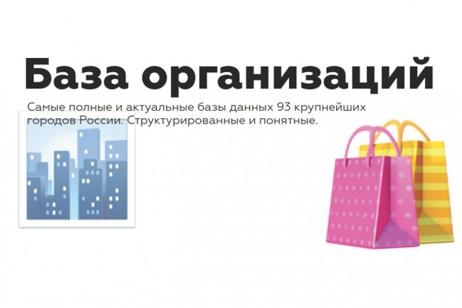 База организаций городов России