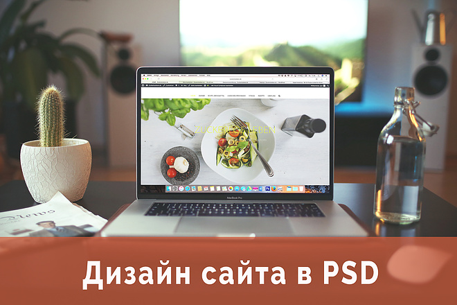 Дизайн сайта в PSD