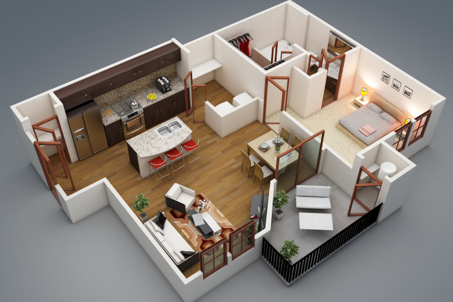 3d план квартиры или дома