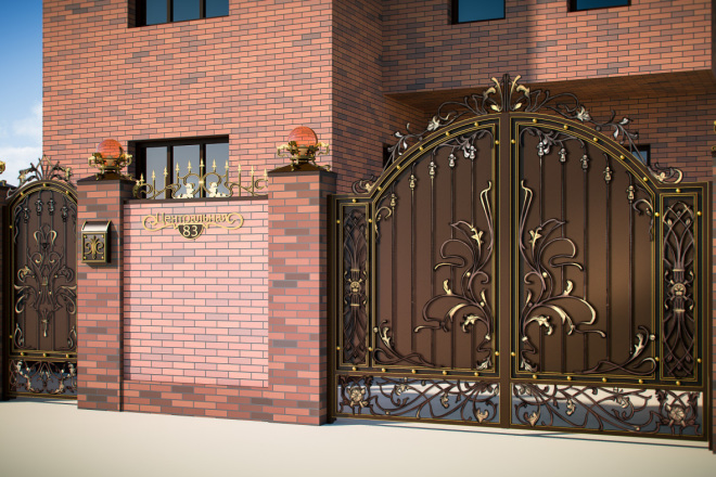 Каталог готовых проектов металлоизделий различной сложности в векторе