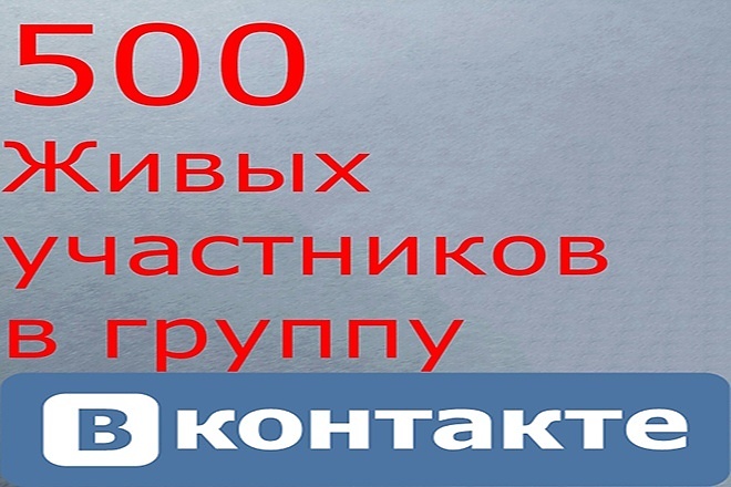 500 подписчиков на паблик вконтакте. Только живые люди