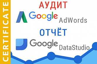 Аудит рекламной кампании Google Ads и отчёт в Google DataStudio