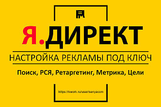 Создание кампании Яндекс Директ под ключ. Ручная настройка
