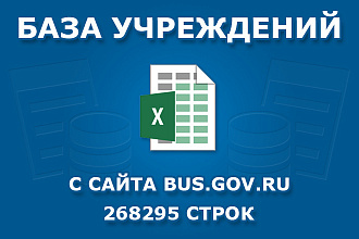 Готовая база с сайта bus.gov.ru от 20.03. 2020