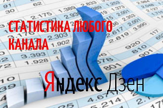 Парсинг статистики канала Яндекс Дзен