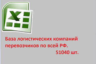 База логистических компаний перевозчиков по всей РФ