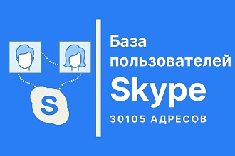 База пользователей Skype