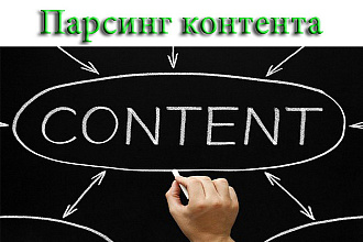 Парсинг контента программой Content Downloader