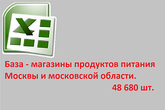 База - магазины продуктов питания Москвы и московской области