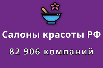 Салоны красоты, 82 906 компаний по всей РФ