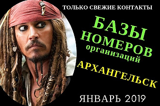 Актуальная база Организаций Архангельска Январь 2019