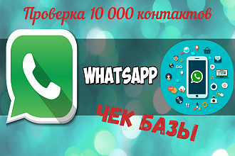 Проверю Вашу базу номеров на WhatsApp