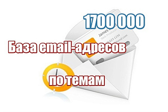 База электронных почтовых адресов по темам