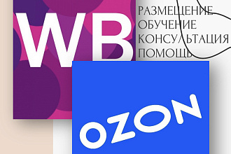 Заведение карточек товаров на маркетплейсах Вайлдберриз, Озон