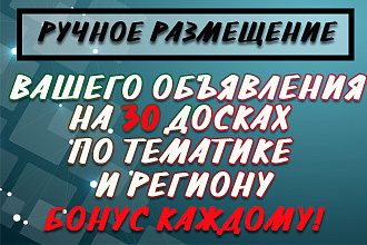 Размещу объявление с ссылкой на сайт в 30 каталогах с хорошей ИКС, ТИЦ