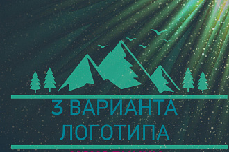 Логотип в 3 вариантах