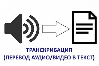 Набор текста с видео и аудио