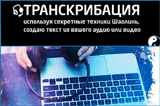 Переведу аудио-видео в текст