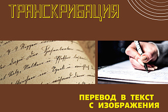 Напечатаю текст с изображения, аудио, видео, быстро и качественно